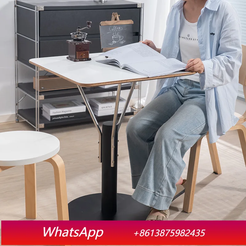 LMM coffee shop baking milk tea shop table and chair combination reception round negotiation table