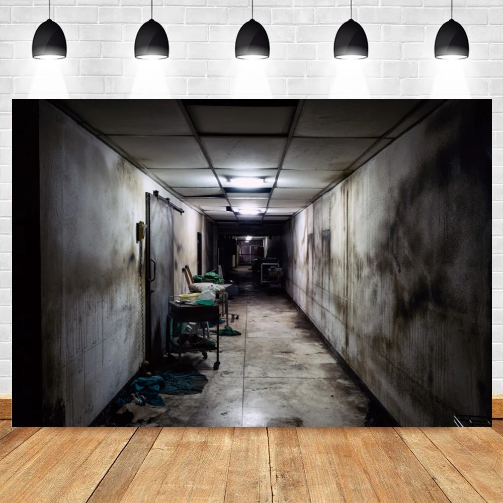 Ghost House Room Game Backdrop for Photography Dilapidated House Hospital Photographic Background Photo Studio Props