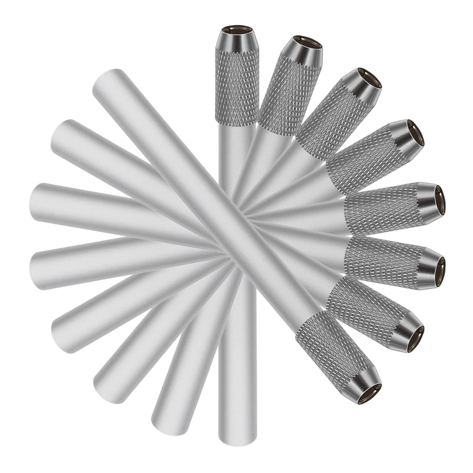 

Набор из 8 удлинителей для карандашей: прочные металлические удлинители для цветных карандашей, мелков, ручек для скетчинга, для домашнего и студийного использования