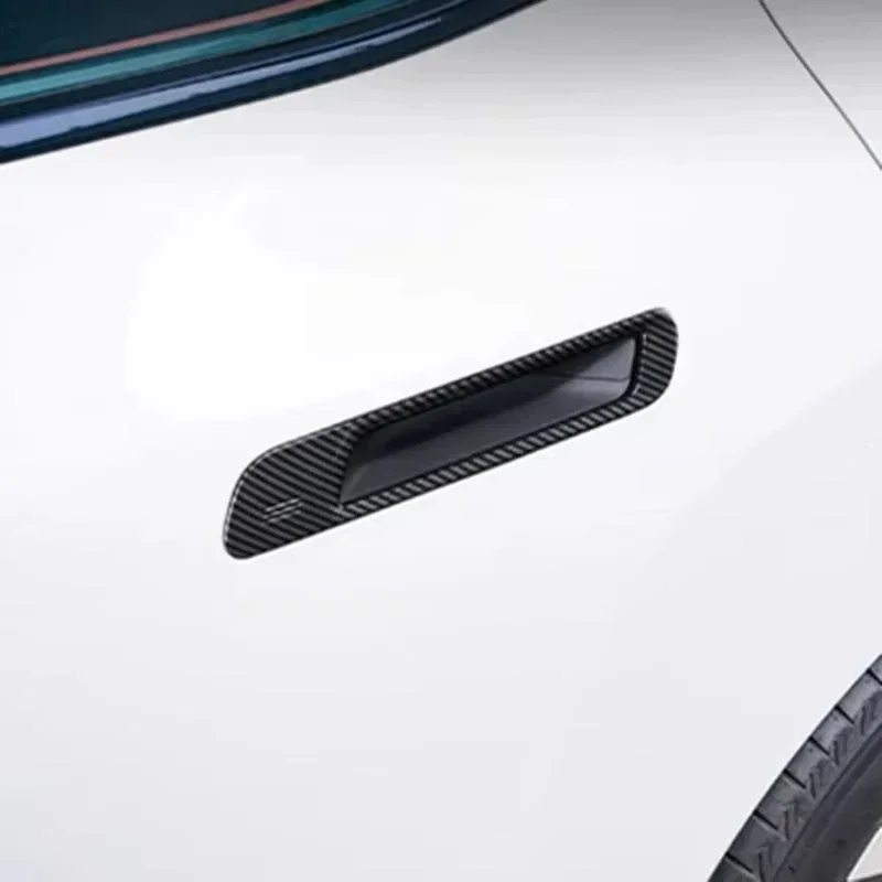 Car Customization Glossy Black Car Door Handle Cover Car Aesthetics Easy Setup Long-lasting Performance For BMW IX