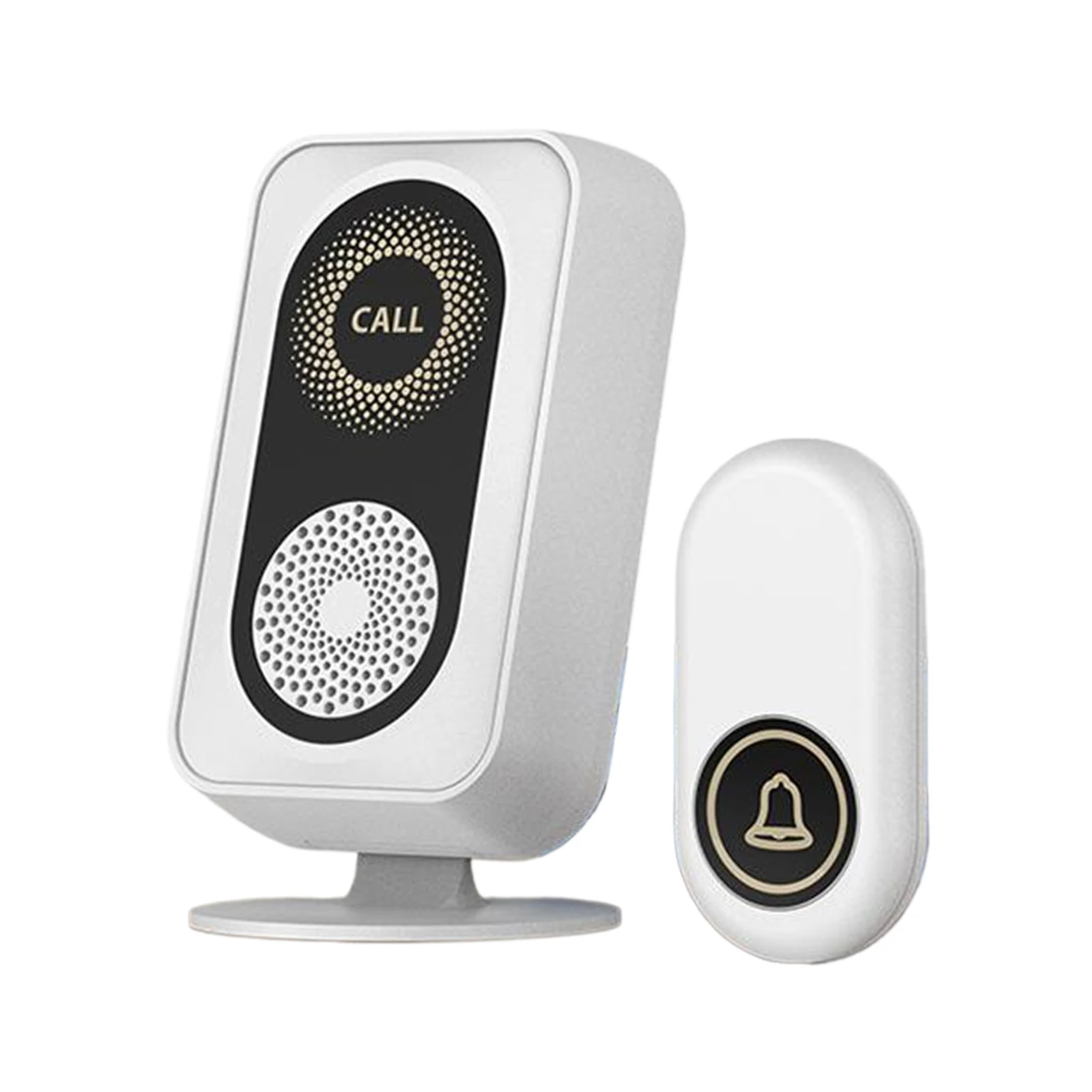 Household Waterproof Doorbell Dustproof And Plug In Free For Elderly Plug In Free Elderly Caller