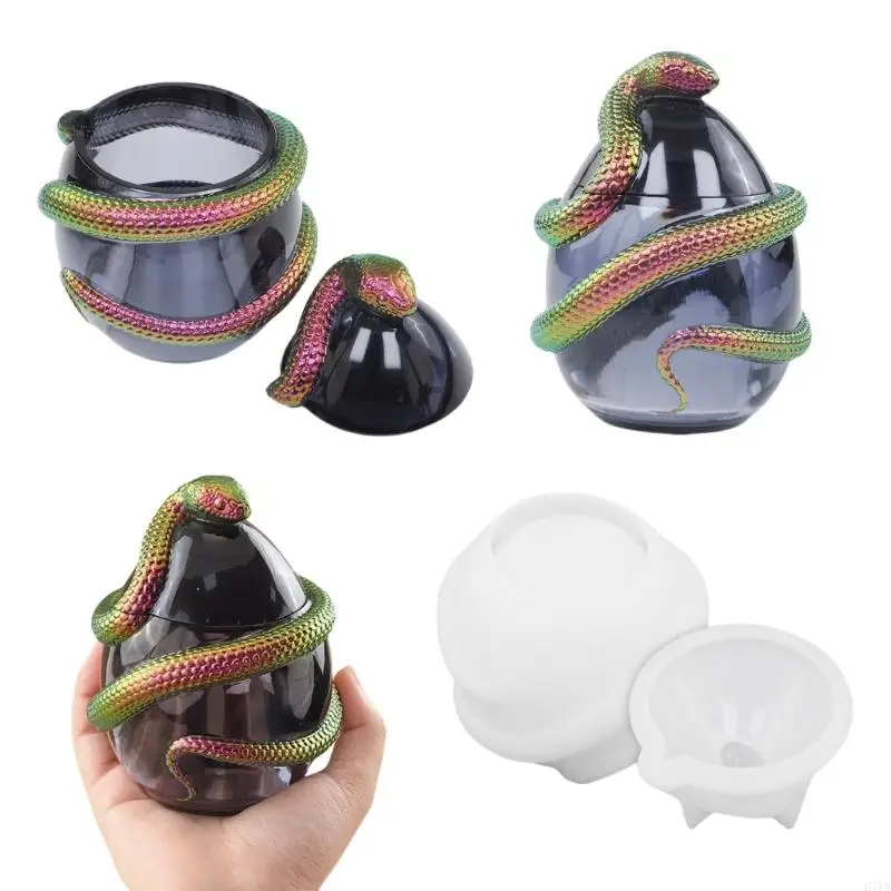 D7YB High Quality Silicone Mold For Crafting Snake Eggs Storage Containers