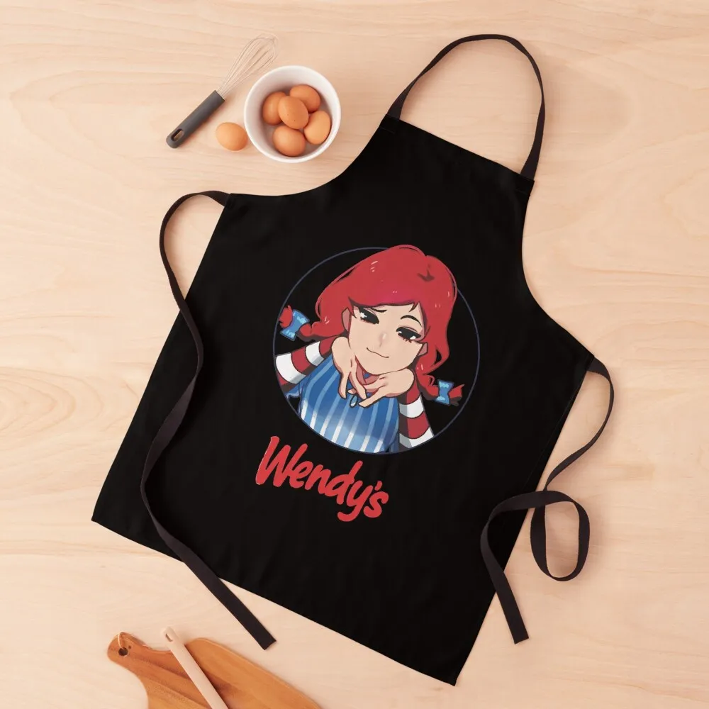 

Wendy's pop Apron Kitchen Novel Kitchen Accessories For Nail Stylist For Man For Kitchen Women Apron