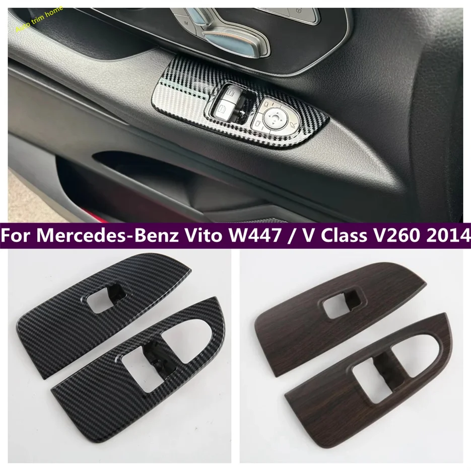 

Window Lift Switch Control Button Cover Trim For Mercedes-Benz Vito W447 / V Class V260 2014 - 2021 Left Hand Drive Accessories