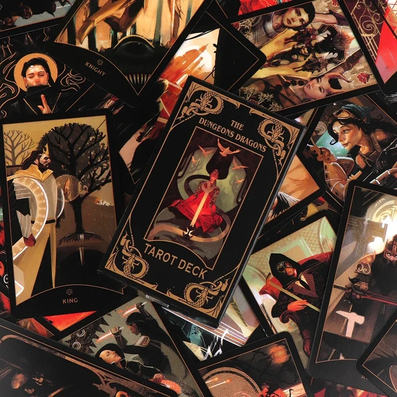 The Dragons Tarot Card Prophecy Divination Deck Family Party Board Game Fortune Telling Game Beginners Cards