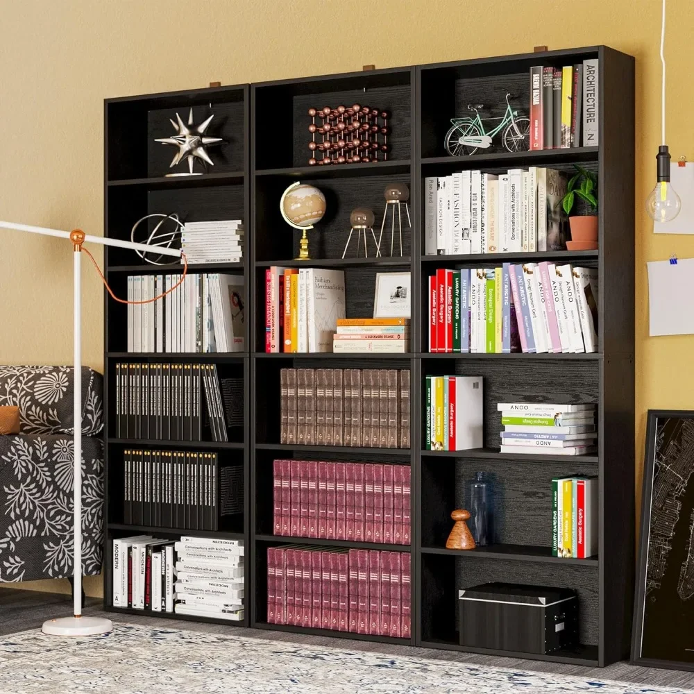 Bookshelves, Bookcases, Floor Mount, 6 Tier Display Storage Shelves, 70 Inch High Bookcases, Home Decoration Furniture