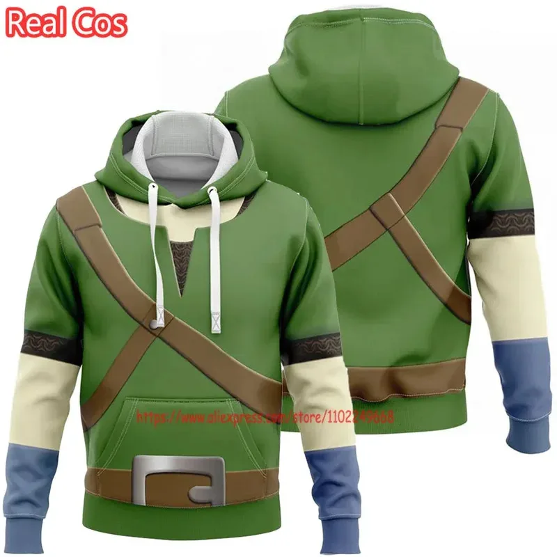 

RealCos аниме игра The Legend косплей Zelda Link косплей толстовка мужской костюм ролевая игра фантазия толстовка Хэллоуин карнавал