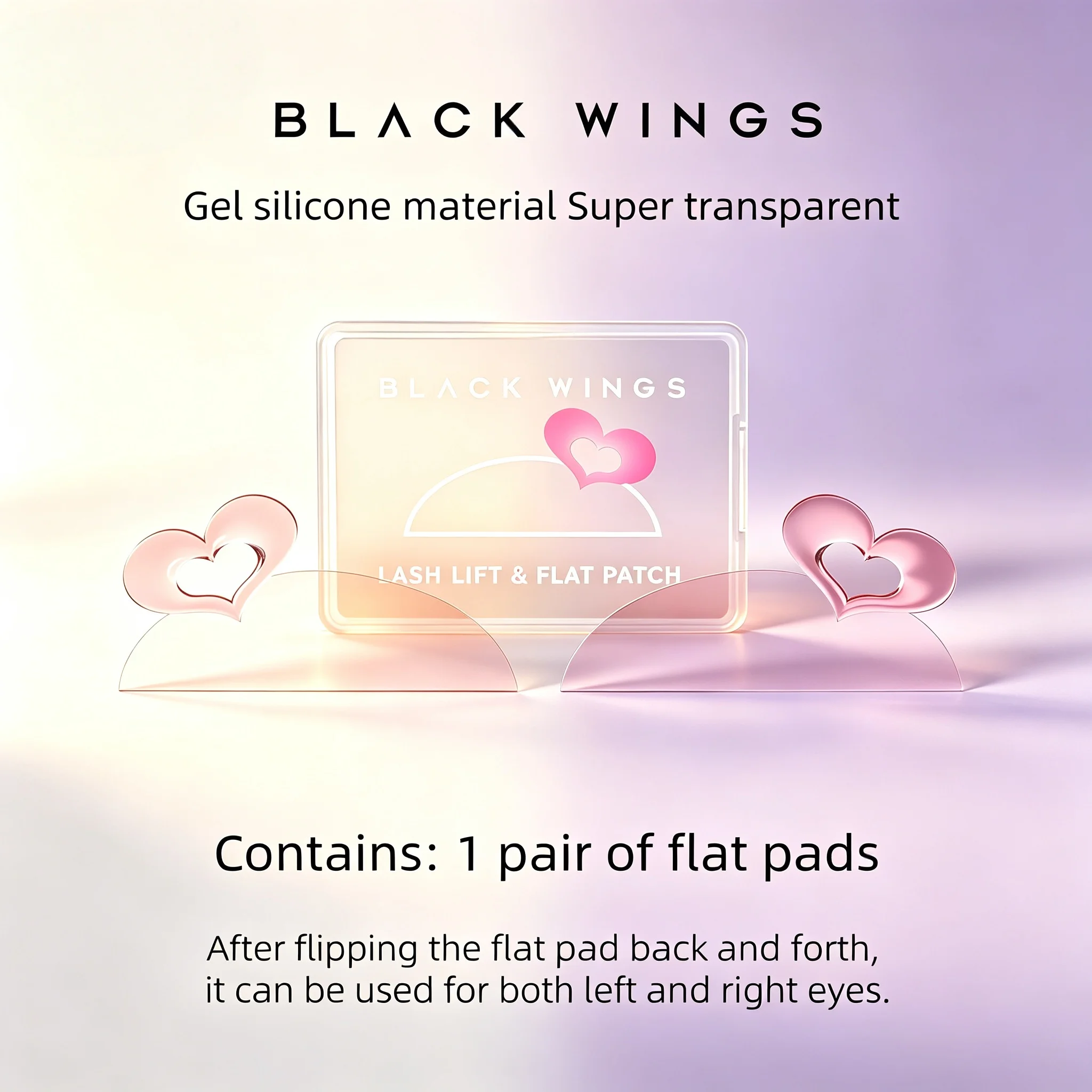 BLACKWINGS Korean Silicone Pre-Softening Shields 1PC Lash Lift Softening Pads for Keratin Treatment
