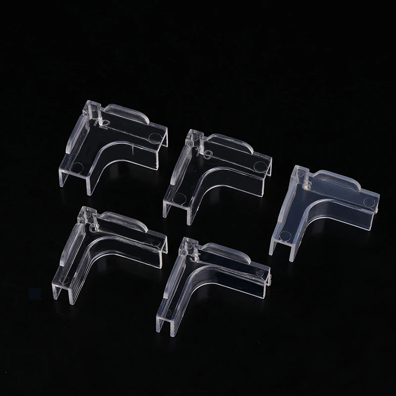 4Pcs Acrylic Transparent Anti-collision Fish Tank Corner Protector Adhesive Free Protective Cover Aquarium Accessories