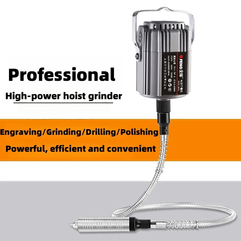 Electric Suspension Grinder Jade Stone Carver Electric Grinding Machine Metal Polishing Tools for Wood Root Carving Jadeite