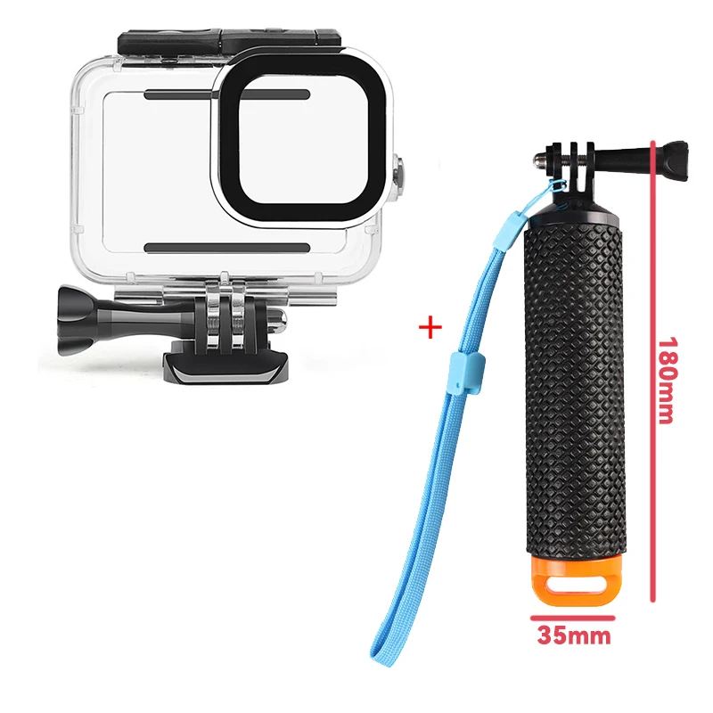 60M Waterdichte Case Voor GoPro Hero 13 12 11 10 9 Onderwater Duiken Behuizing Cover voor Go Pro Hero 9 10 11 12 13 Accessoires