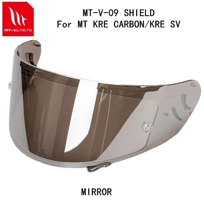 Protector de cristal para casco de MT-V-09, lentes de repuesto originales para MT KRE SV