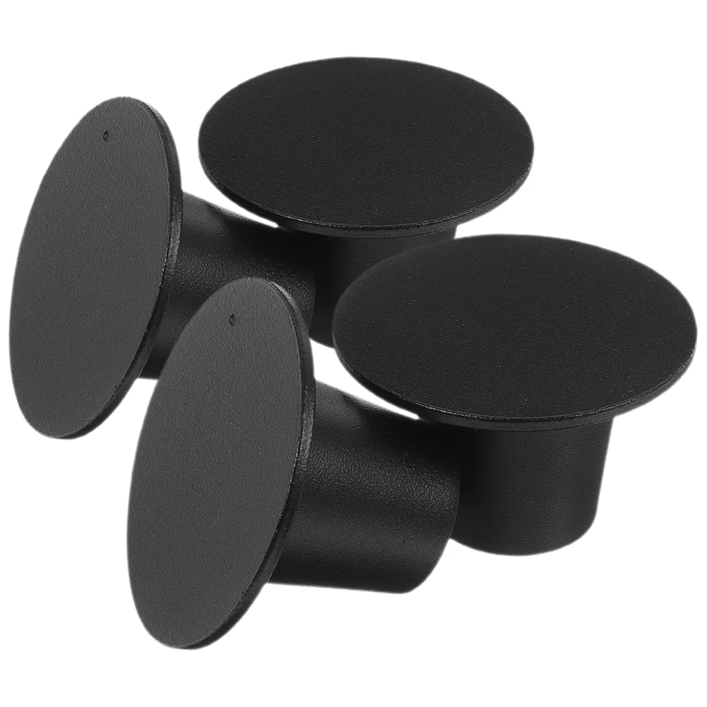 

4pcs Metal Holder Vintage Pillar Candlestick Heat Resistant Rustic Table Decor Wedding Home Party Simple Style