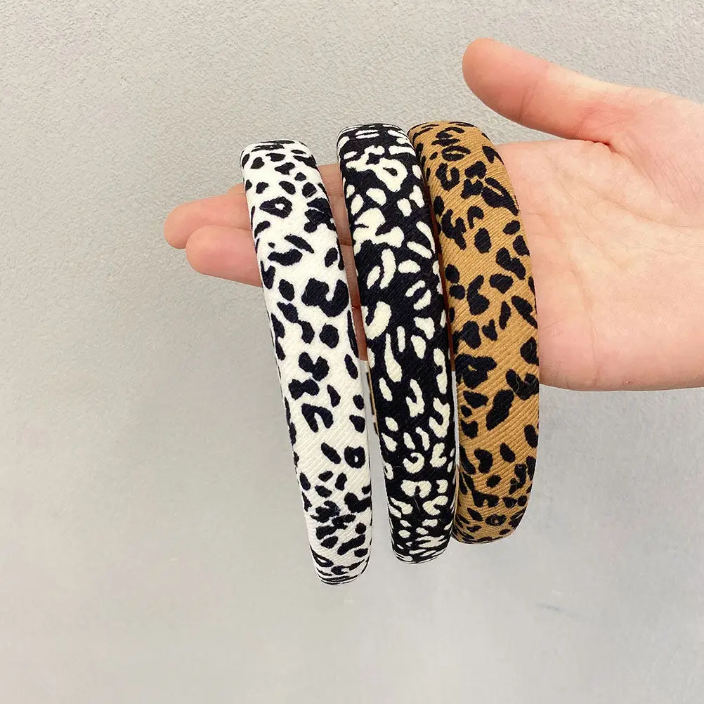 

3Pcs Leopard Hairband Girls Hairband Headdress Hair Accessory Daily Dating Festival Styling Glamorous Star Look Women Headband