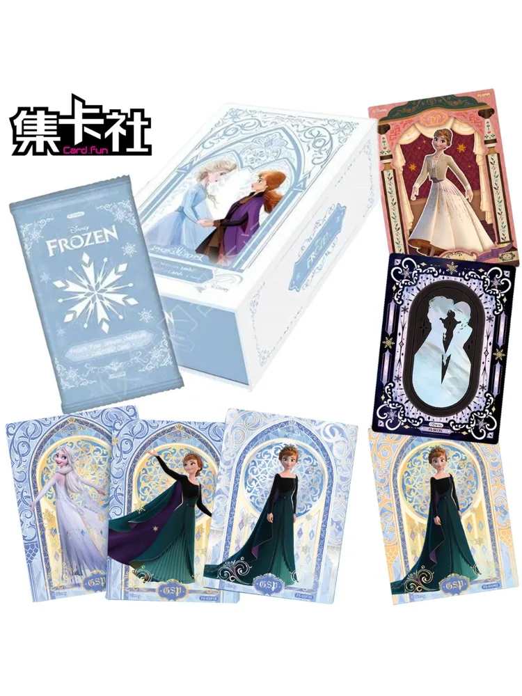 Carte de Collection originale Cardfun Frozen, princesse des neiges Disney, ligne minimaliste, carte manuscrite, cadeau Surprise de vacances pour fille