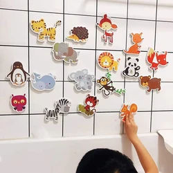 Juguetes de baño para bebés de 2 a 3 años juguetes de baño divertidos animales de espuma juegos cognitivos de tráfico regalos para niños juguete educativo temprano