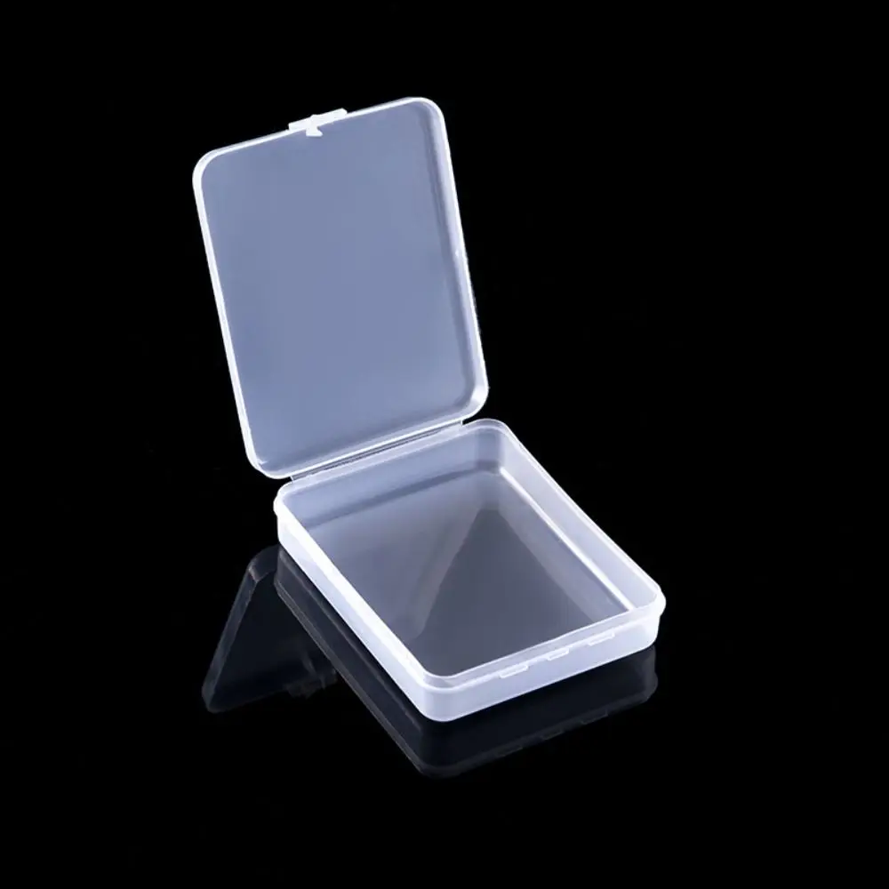 

Hot Square Storage Box Transparent Plastic Small Items Case Durable Packing Boxes Power Tools Holder