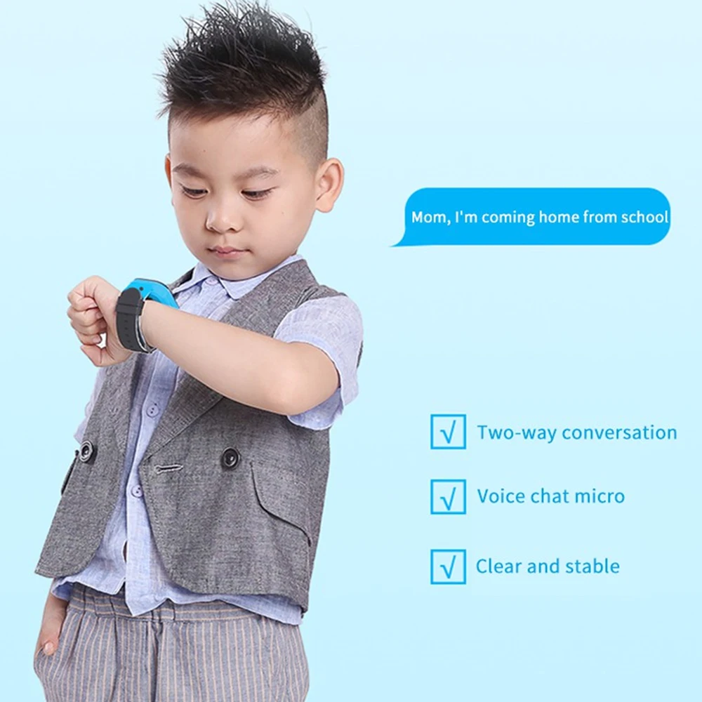 KGG 2G Kids Smart Watch with 13 Language Flashlight SOS Call Back Monitor Children Smartwatch Math Game Kids Clock Gifts.