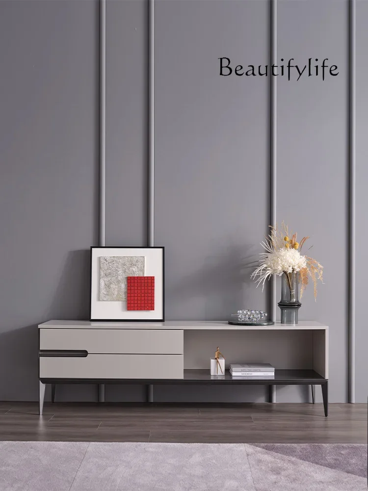 

muebles para hogar Modern Living Room Combination Floor Cabinet Modern Industrial Nordic Solid Wood TV Cabinet