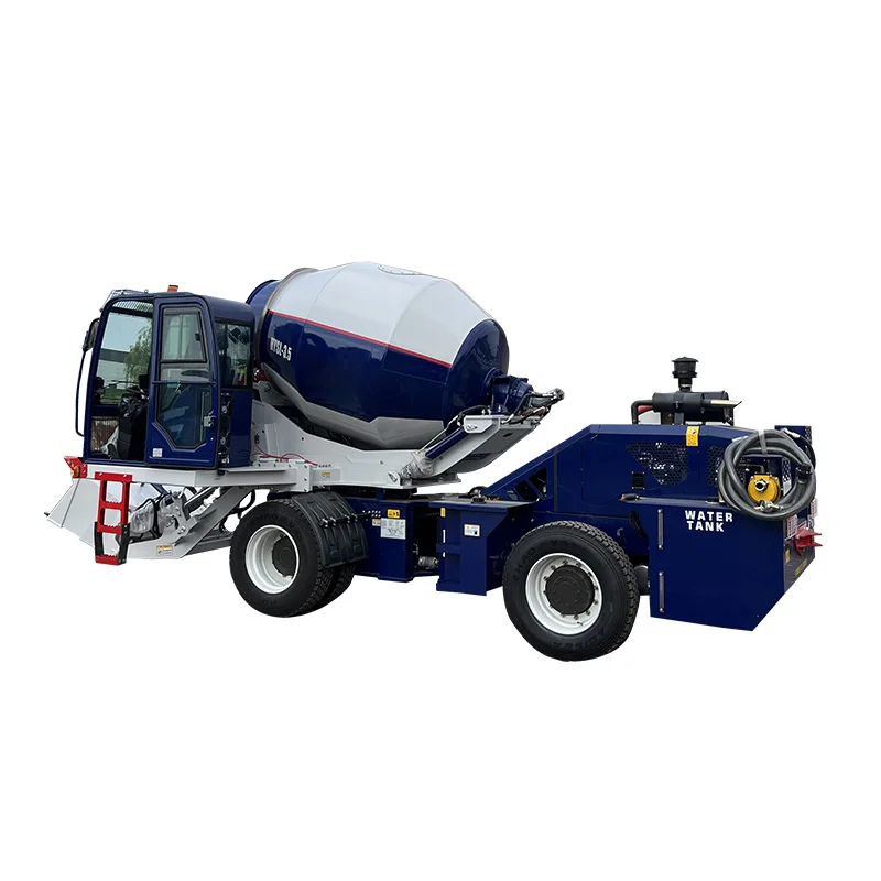 Pre-Mixed Cement Self-Loading Mixer Truck Popular Installation In China High Efficiency Concrete Mixer Truck