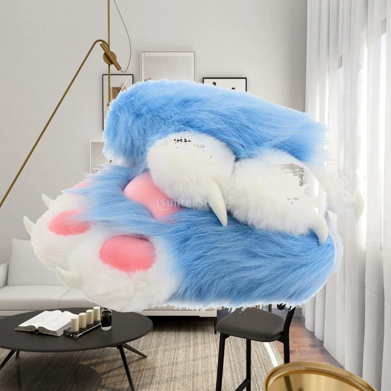 Cat paw-shaped gloves, performance accessory, gloves in shape