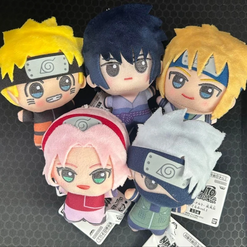 

Набор плюшевых брелоков «Отряд 7» из «Наруто Шиппуден»: Узумаки Наруто, Саске, Сакура, Минато, Какаши — милые чиби-фигурки для сумок