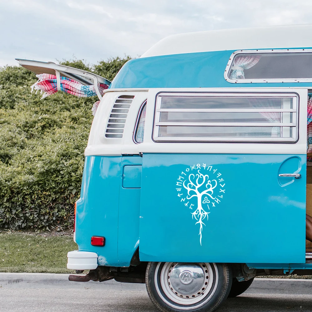 Vegvisir-pegatinas de diseño para coche, calcomanías de vinilo para caravana, accesorios de decoración de Tunning