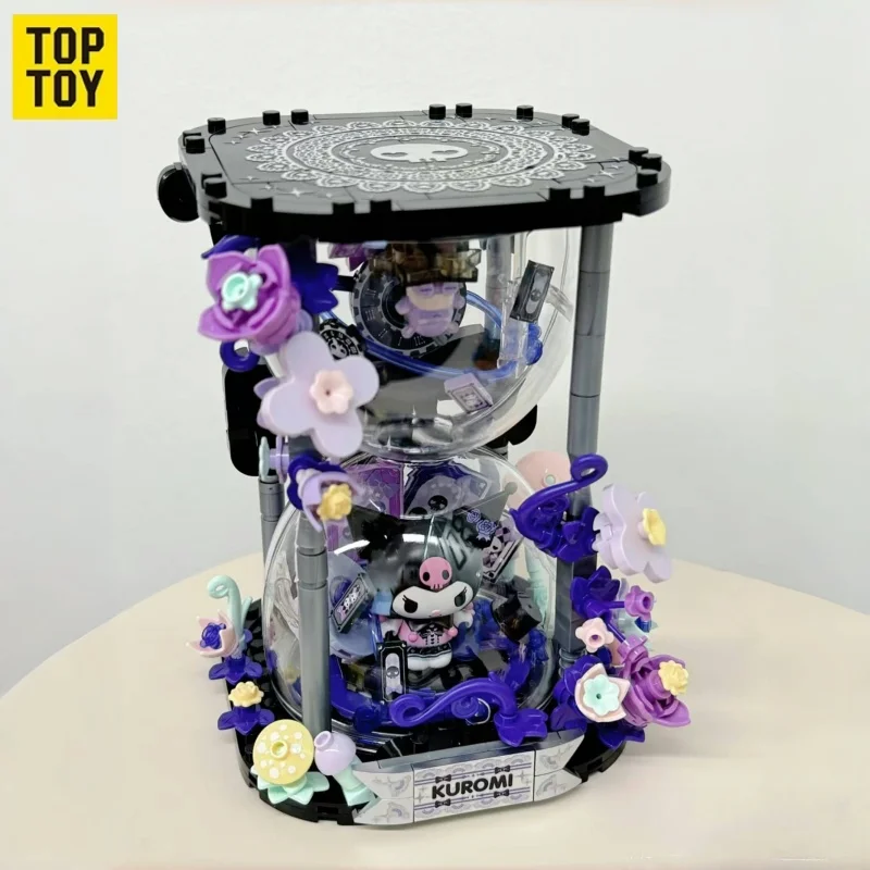 บล็อกตัวต่อ TOPTOY Sanrio Kuromi Secret Realm Elf Series Cinnamoroll อนุภาคขนาดเล็กเด็กผู้หญิงประกอบของเล่นชุดวันหยุดของขวัญ