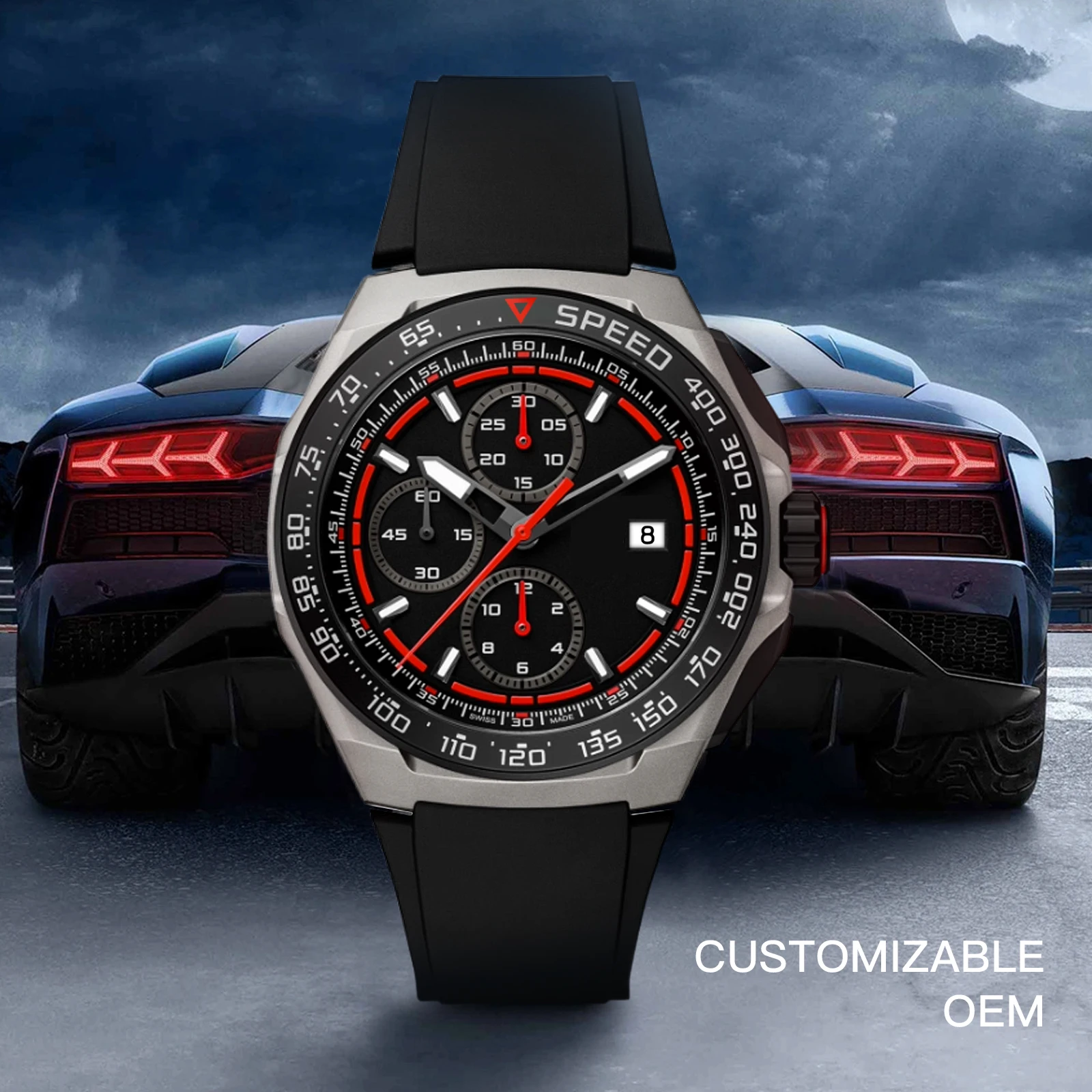 2025 NEW VK67 Watch 42mm Men's Watches Metal Case Chronograph Watch for VK67 Movement Accessories Mechanical Watches
