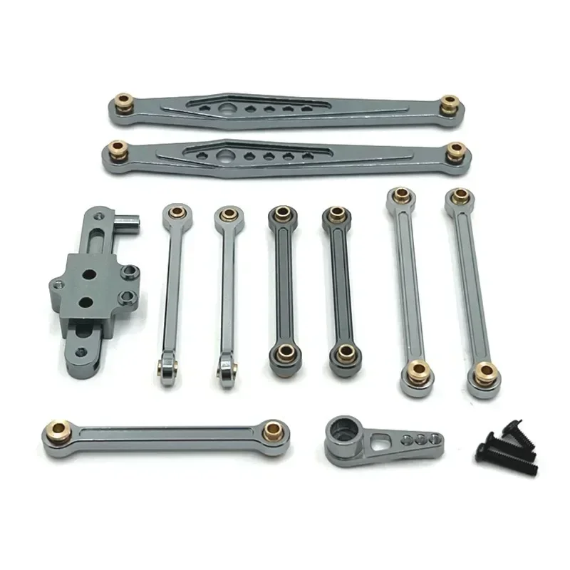 Wltoys 124006 12423 12427 12428 ชุดอัพเกรดโลหะพวงมาลัยลิงค์ก้านแขนเซอร์โว 1/12 RC รถอุปกรณ์เสริม