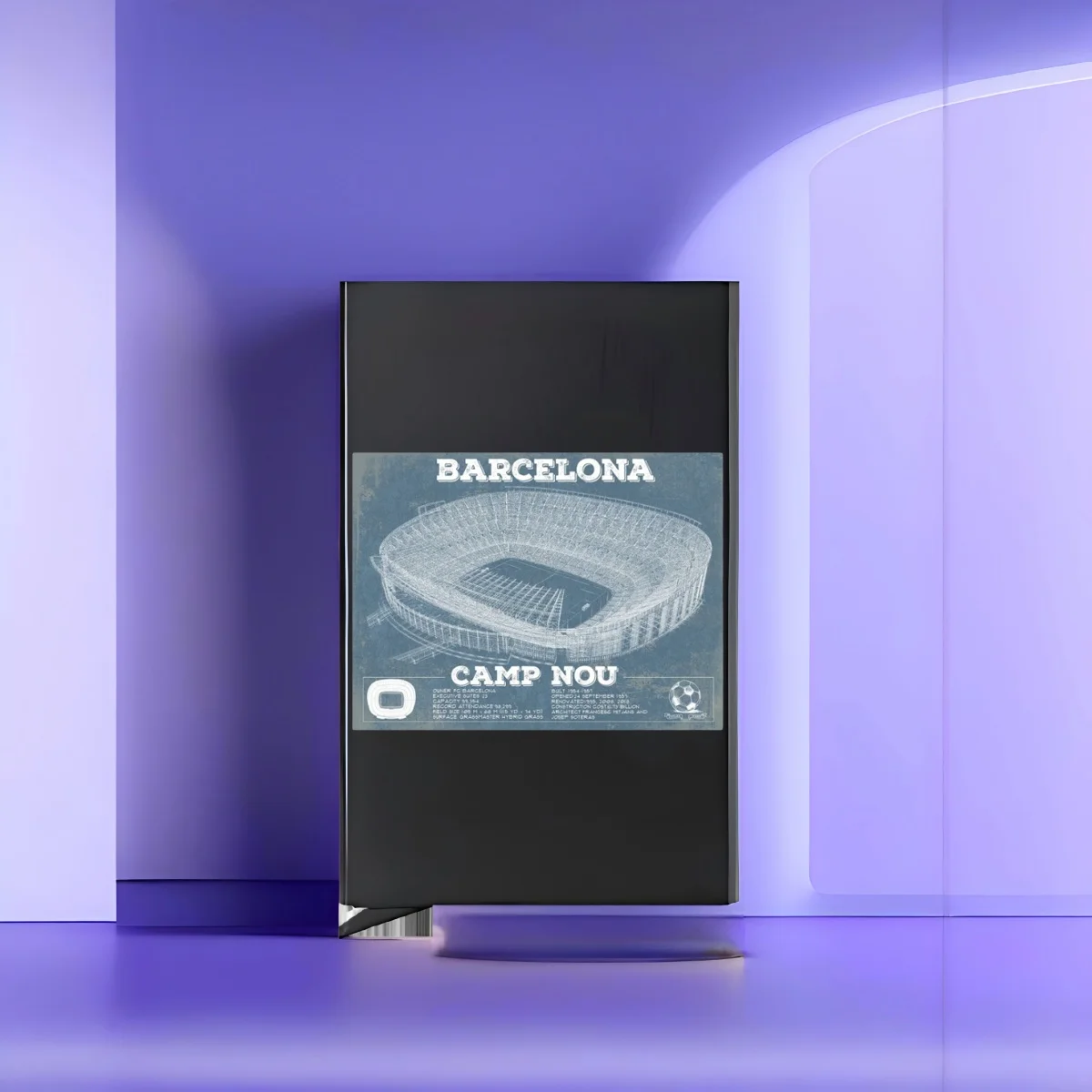 

Винтажный постер Camp Nou 2026, новый стиль, модный чехол для карт с принтом, различные варианты цвета, простой в использовании, компактный для ежедневных потребностей