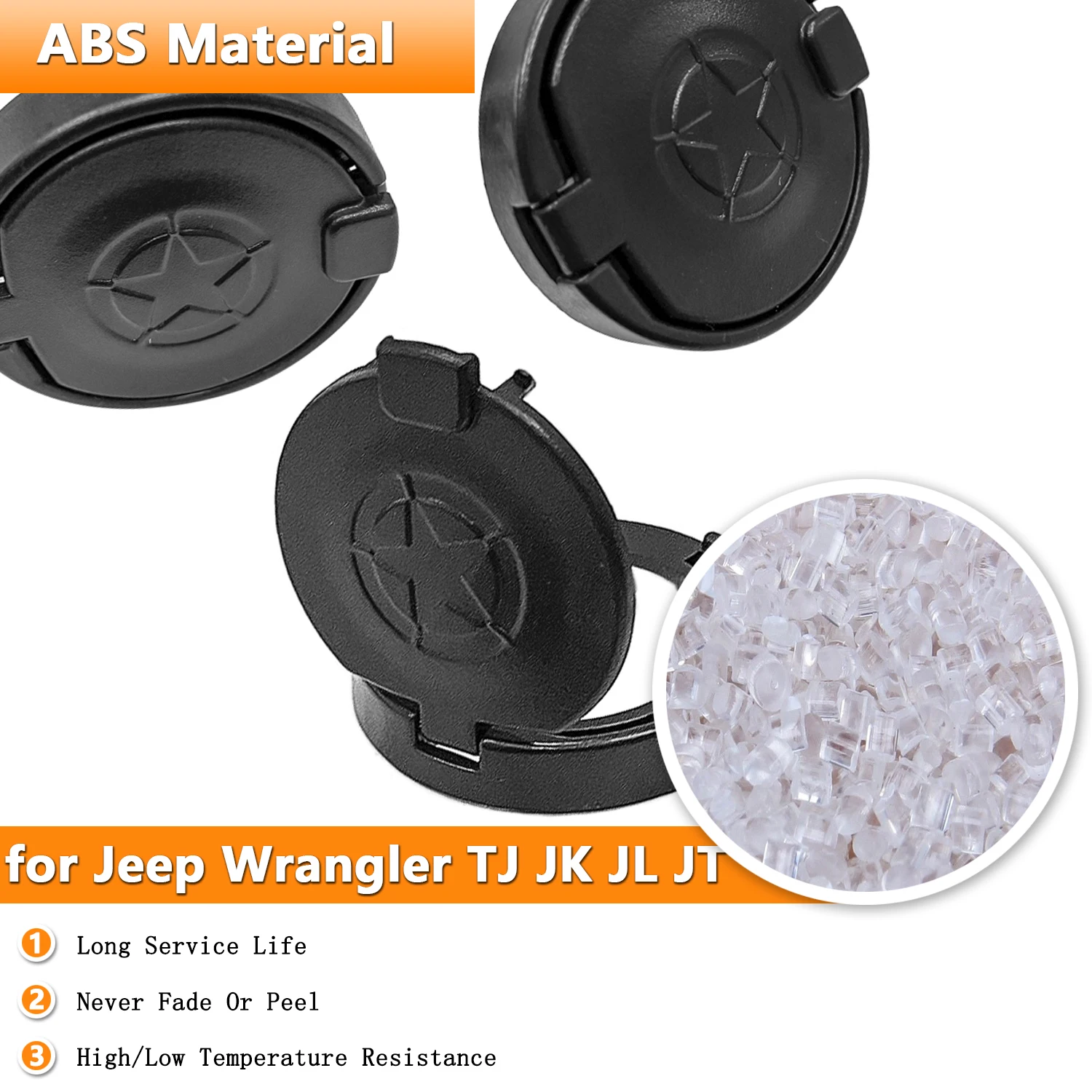 Door Key Jack Trim Door Lock Keyhole Key Socket Cover for Jeep Wrangler TJ JK JL Gladiator JT 1997-2024 Car Exterior Accessories