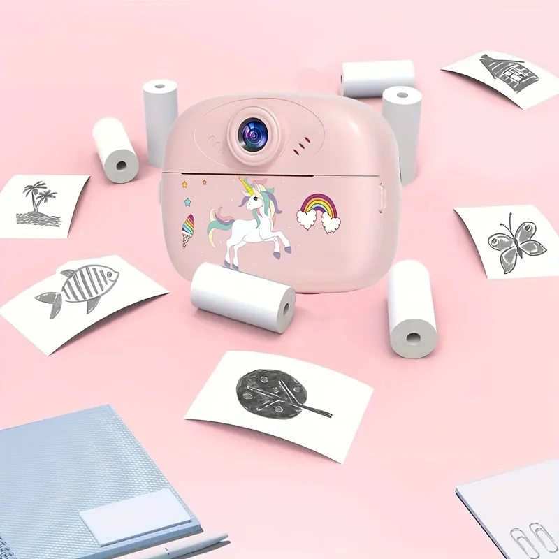 6/12 instant print camera thermal paper photo output, compatible with most mini printers and cameras, portable photo printer