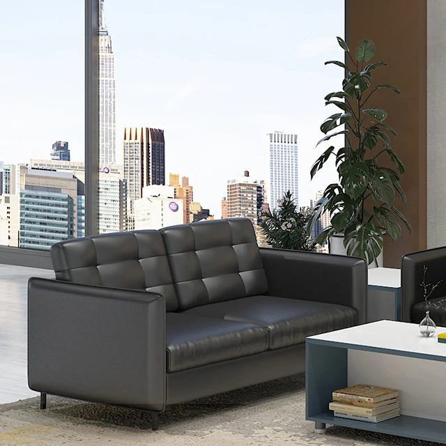 

Modern Office Furniture Specifications Leather Sofa Set for Office