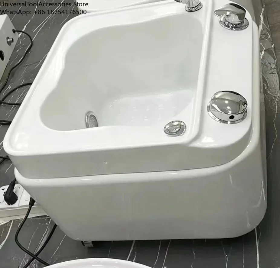 Portable Eurostyle Hydrotherapy Whirlpool Pedicure Bowl - No Plumbing Required with Drain ZY-2022FT01