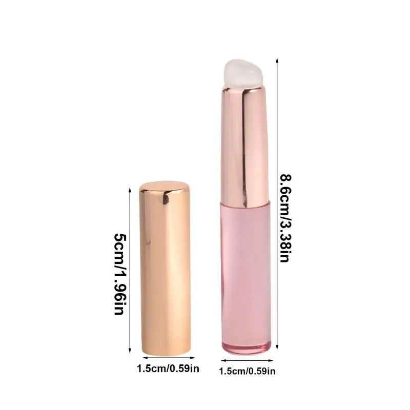 Siliconen Lipborstel Ronde Kop Make-Up Borstel Voor Lippenstift Multi-Use Mini Concealer Borstel Draagbare Schoonheidsverzorging Tool Accessoires