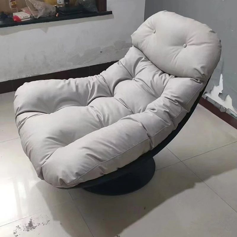 تصميم كراسي غرفة المعيشة الفاخرة قطب الحديثة رقيق الشمال كراسي مريحة كسول نفث الاسترخاء Sedie Da Soggiorno أثاث المنزل #2