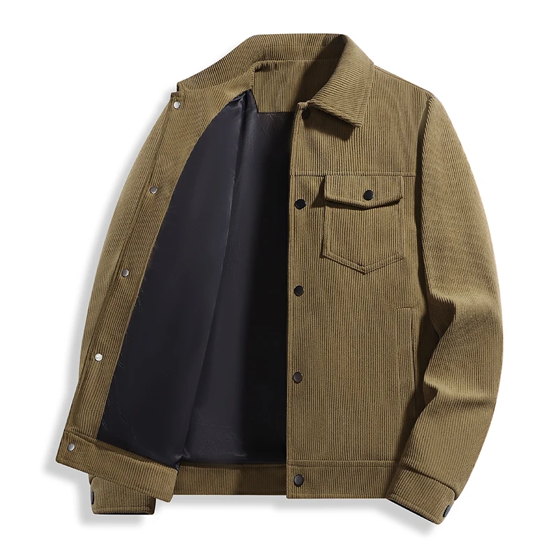 

Men's Corduroy Jacket Lapel Workwear Jackets Men's Business Casual Jacket Military Uniform Men's Motorcycle Jacket Luxury Jacket