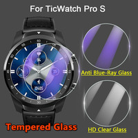 5Pcs Screen Protector For Mobvoi TicWatch Pro S Smart Watch 2.5D 9H Ultra Clear / Anti Blue-Ray Tempered Glass Protective Film