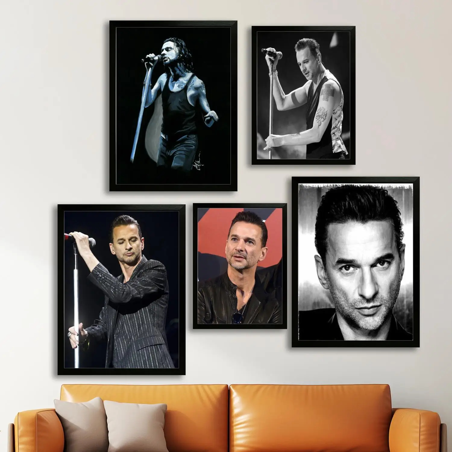 ملصق فني من القماش من Dave Gahan، لوحة فنية جدارية، طباعة صور، عائلة حديثة، ديكور غرفة النوم، ملصقات، لوحة زخرفية #1