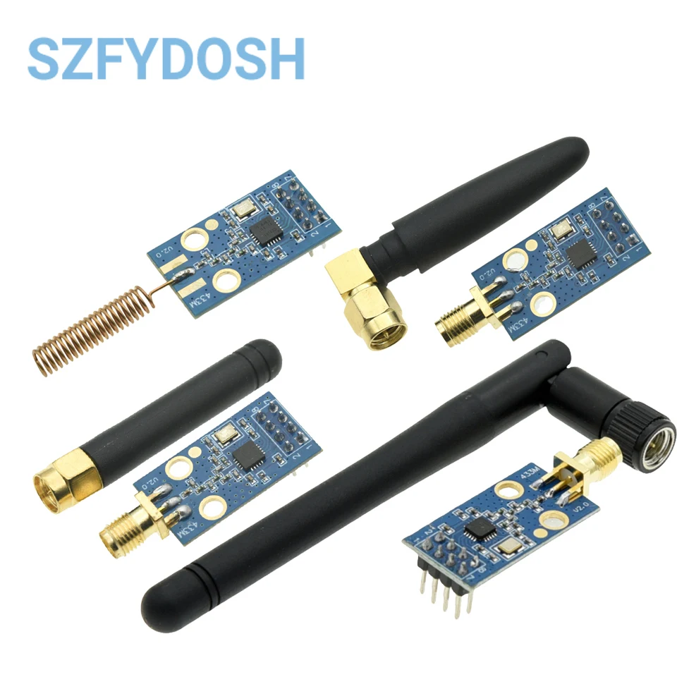 CC1101 Wireless Module With SMA Antenna Wireless Transceiver Module 433MHZ