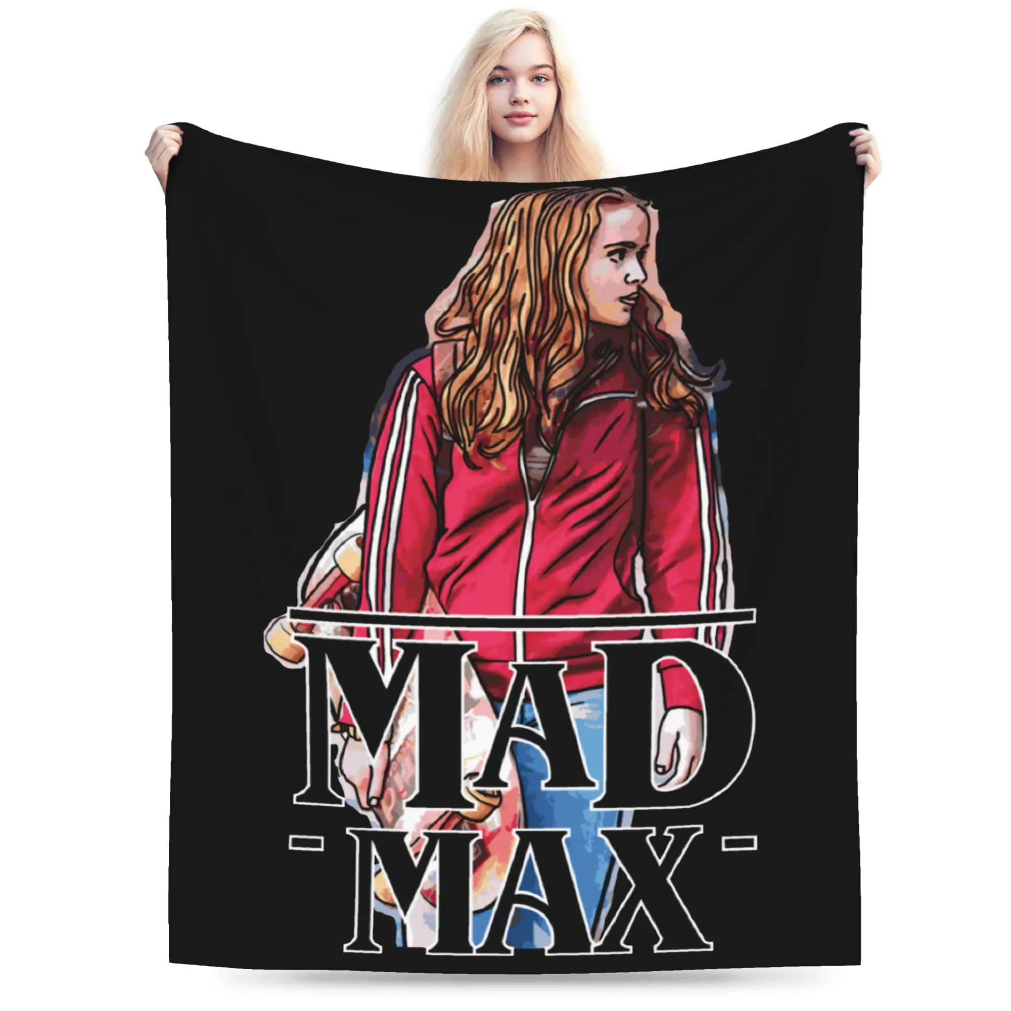Mad Max Blankets Flannel Autumn/Winter Things Multi-function Super Warm Throw Blankets for Bed Bedroom Plush Thin Quilt