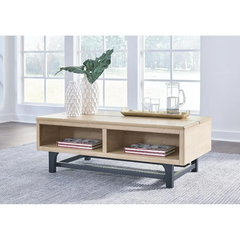 Conjunto de Jantar com Mesa e Folha de Extensão, Cadeiras e BancadaSignature Contemporary, Lift-Top Coffee Table