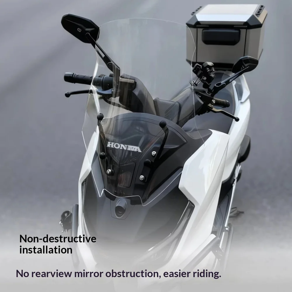 

For NIU FXT/FX straight windscreen modification, windshield retrofit accessories for electric scooters