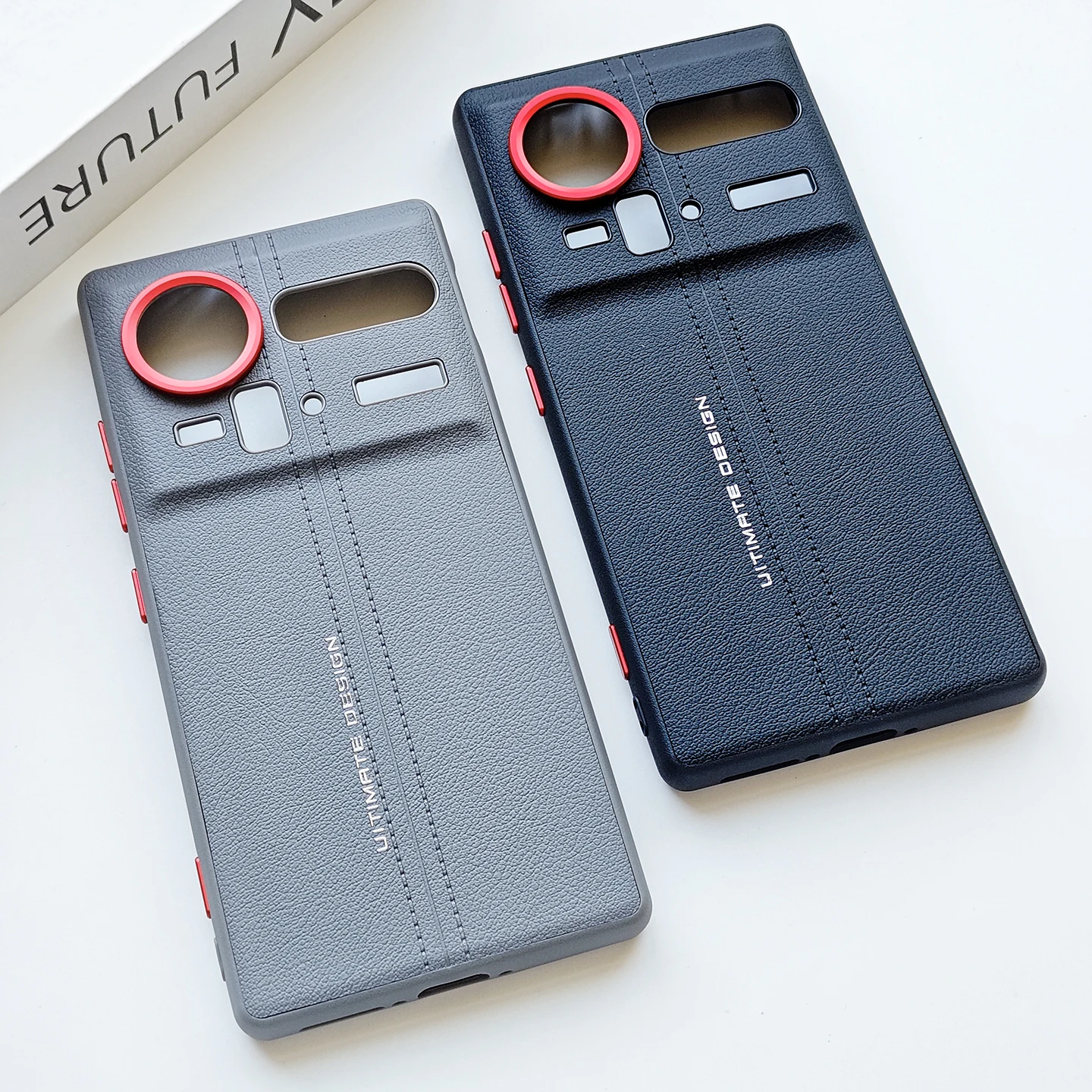 Etui na Nubia Z80 Ultra Luksusowe Skórzane PU Modne Ochronne Etui na Tył Telefonu Pełne Pokrycie dla ZTE Nubia Z80Ultra