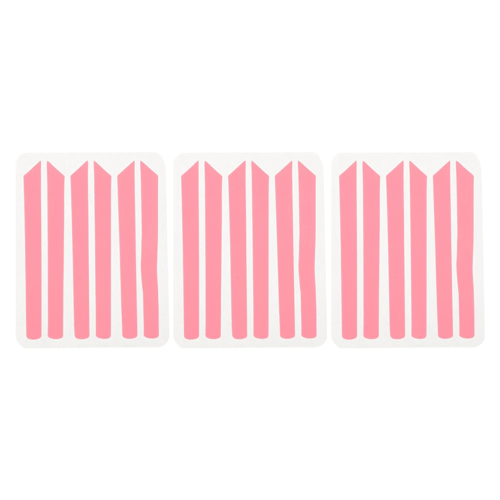 

3 Sheets Eyelash Lift Pads Silicone Lash Curler Refills Secure Fit No Slip Lash Perming Pads for Salon Or At-Home Treatment