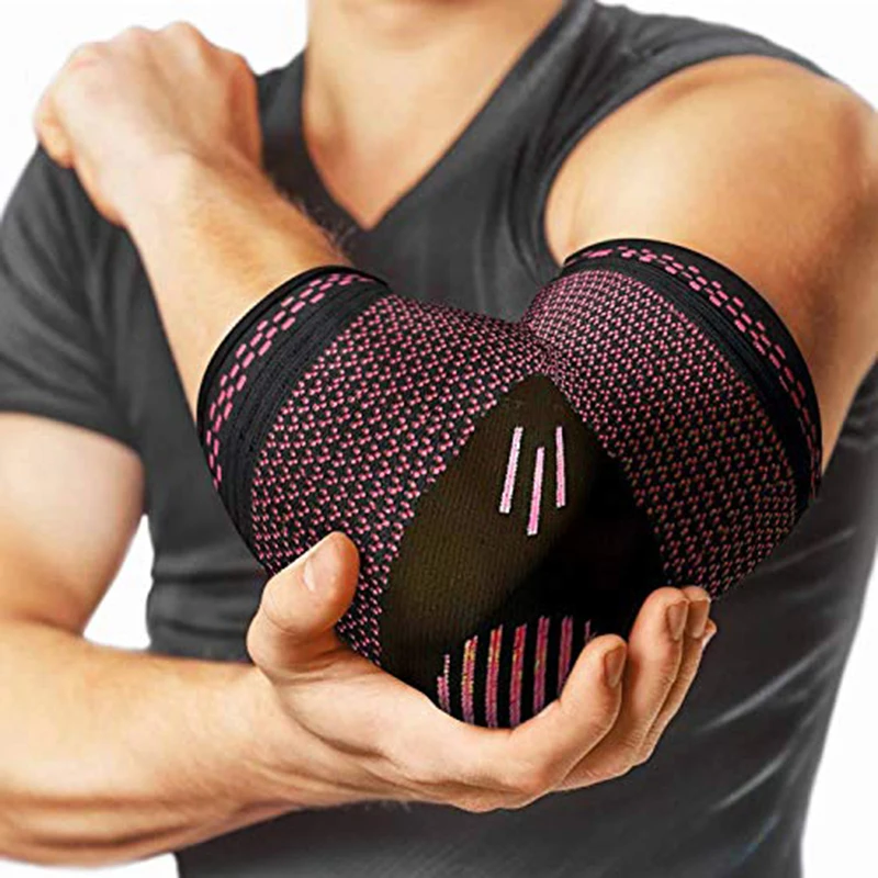 1 Pieza de Soporte de Compresión para Codo, Manga de Soporte para Codo de Tenista, Correa para Tendinitis, Epicondilitis, Artritis de Codo, Levantamiento de Pesas 2028