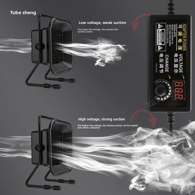 

30 Вт 60 Вт Регулируемая скорость Поглотитель дыма для припоя ESD Вентилятор для вытяжки дыма Вентилятор для вытяжки труб с 2 м Вентилятор для трубной ванны