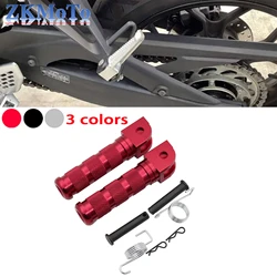 One Pair CNC Aluminum Motorcycle Rearset Footrests Rest Foot Pegs Pedal For Unviersity Refit Modified Motorcycle