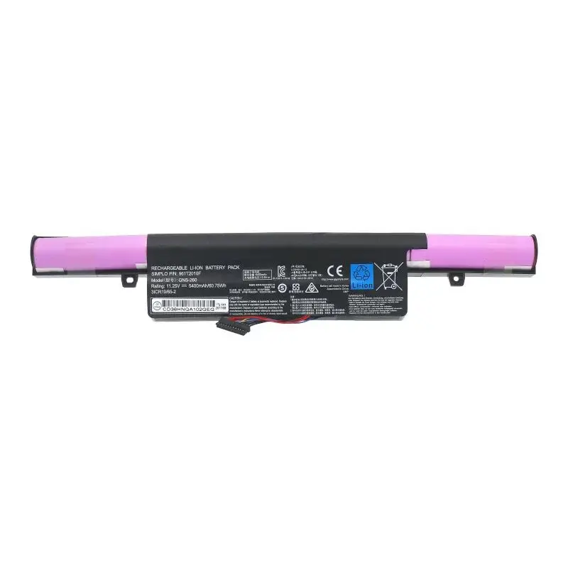 GNS-260 961T2010F batería de repuesto para portátil Gigabyte P55 P55G P55K P55W V4 V5 V6 V7 Series 11,25 V 60.75Wh/5400mAh